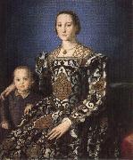 Agnolo Bronzino Portrait of Eleonora of Toledo with Her Son Giovanni de'Medici china oil painting reproduction